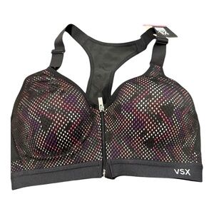 VSX Women's Black and Pink Sports Bra